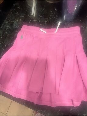 Polo by Ralph Lauren Hot Pink Pleated Skater Skirt